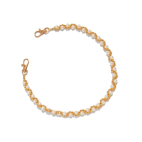 Elegante Perlen Metall Taille Kette Für Frauen Leicht Einstellbares Hose Kettenzubehör Mit Sicherem Verschluss Easy Claspe Taillenzubehör von BUBEFSKD