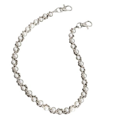 BUBEFSKD Elegante Perlen Metall Taille Kette Für Frauen Leicht Einstellbares Hose Kettenzubehör Mit Sicherem Verschluss Easy Claspe Taillenzubehör BUBEFSKD Elegante Perlen Metall Taille Kette Für Frauen Leicht Einstellbares Hose Kettenzubehör Mit Sicherem Verschluss Easy Claspe Taillenzubehör von BUBEFSKD