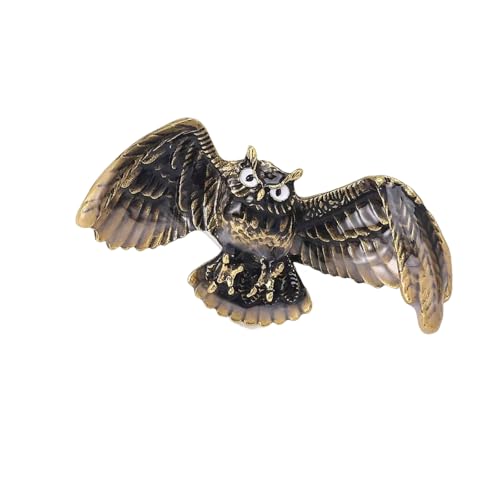 Eulenkristalle Brosche Antike Inspirierte Schmuck Mit Vielseitigem Accessoire Für Schichten Pullover Jacken Vintage Owl Brosche Gefertigt von BUBEFSKD