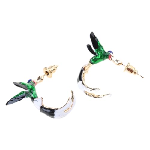 Event Catching Hummingbird Legierung Ohrringe Trendy Emaille Gefertigtes Ohrschmuck Mit Elegantem Accessoire Für Den Täglichen Gebrauch Robuster Schmuck von BUBEFSKD