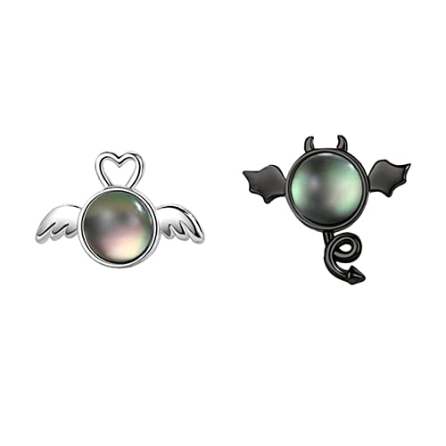Fashion Angel Und Dämonohrringe Asymmetrische Durchdringende Modeschmuck Mädchen Kleine Hengste Geschenke Durchbohrte Ohrringe Für Mädchen Fashion Angel Und Dämonohrringe Asymmetrische Durchdringende Modeschmuck Mädchen Kleine Hengste Geschenke Durchbohrte Ohrringe Für Mädchen von BUBEFSKD