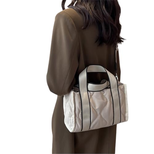Fashion Umhängetasche Crossbody Für Frauen Mädchen Vielseitige Schule Nylon Handtasche Trendy TOTE Messenger Gesteppte Geldbörse von BUBEFSKD