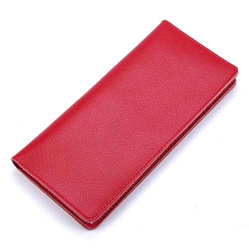 Frauen Leder Brieftasche Schlanke Geldbörse Große Kapazität Damen Mit Mehreren Kartenschlitzen Und Bargeldstocke Stilvolle Gelbe Kupplung Frauen Leder Brieftasche Schlanke Geldbörse Große Kapazität Damen Mit Mehreren Kartenschlitzen Und Bargeldstocke Stilvolle Gelbe Kupplung von BUBEFSKD