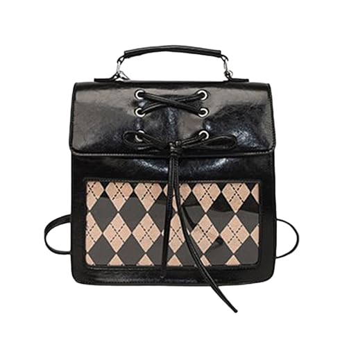 Frauen Tasche Modische Handtasche All Matching Schulter PU Leder Rucksack Alte Styles Crossbody Casual Daypacks Old Styles Schulter Für Frauen Schule PU Leder Rucksack Top von BUBEFSKD