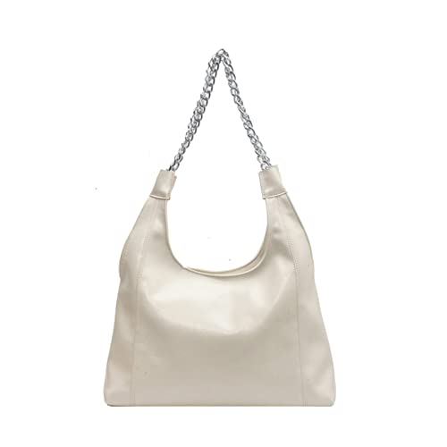 Frauen Taschen All Matching PU Leder Handtasche Mode Kettenumziehung Großkapazität Tasche Lässig Shopping Dating Frauen Kette Handtasche Große Kapazität Schulter Vielseitige Tasche Für Reisen von BUBEFSKD