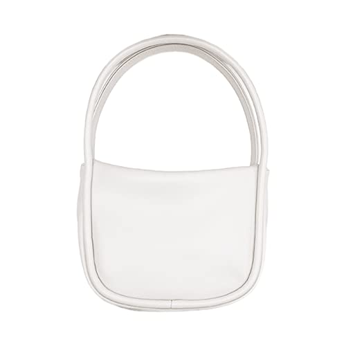 Frauen Trend Umhängetasche Mode Handtasche Feste Farbe Unterarm All Matching Tote Koreanische Stil PU Leather Solid Farbe Unterarm Für Frauen Mode Handtasche PU Leather Schulter von BUBEFSKD