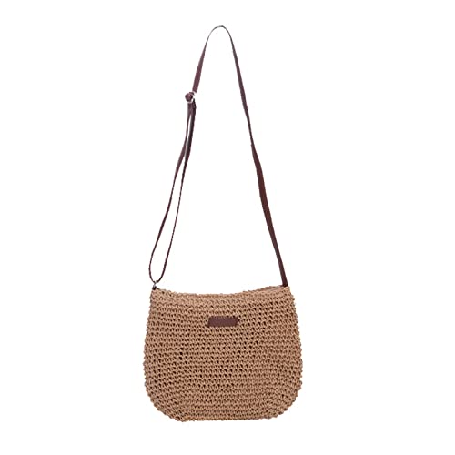Gewebte Tasche Beach Bag Damen Strohübtaschen Fashion Crossbody Telefonbeutel Für Mädchen Strohbodus Taschen Für Frauen Groß Gewebte Tasche Beach Bag Damen Strohübtaschen Fashion Crossbody Telefonbeutel Für Mädchen Strohbodus Taschen Für Frauen Groß von BUBEFSKD