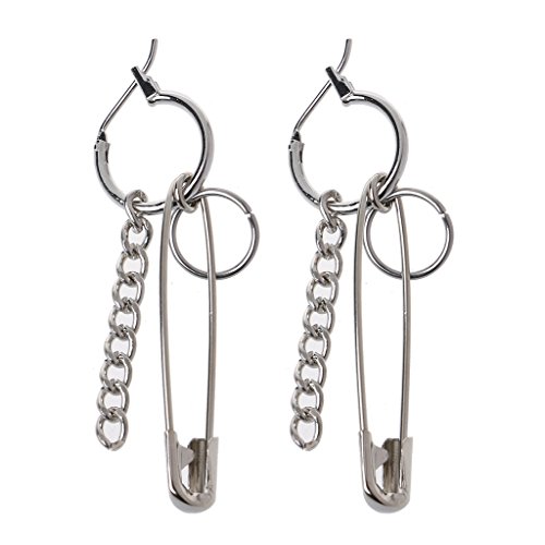 Gothic Ohrringe Sicherheitsnadelform Langkette Quasten Unregelmäßiger Schmuck Dekoration Geschenk Für Liebhaberohrohrringe Für Jugendliche Mädchen Gothic Ohrringe Sicherheitsnadelform Langkette Quasten Unregelmäßiger Schmuck Dekoration Geschenk Für Liebhaberohrohrringe Für Jugendliche Mädchen von BUBEFSKD