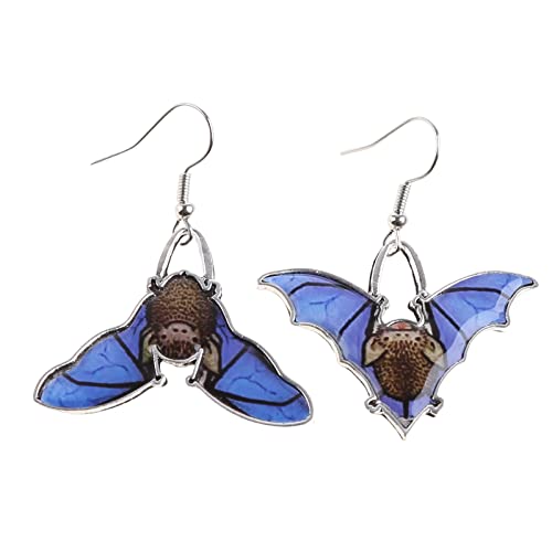 Halloween Neuheit Asymmetrische Fledermausohrringe Drop Dangle Cartoon Party Schmuck Für Frauen Mädchen Teenager Festival Charms Geschenk Dangle Ohrringe Für Frauen Hochzeit Halloween Girls von BUBEFSKD