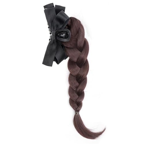 Hohe Pferdeschwanzhaarstück Mit Schmetterlingsbögen Und Klauenclip Designs Für Frauen Girl Everyday Wear Braid Ponytail Extension Clip Auf Geflecht Erweiterung Hohe Pferdeschwanzhaarstück Mit Schmetterlingsbögen Und Klauenclip Designs Für Frauen Girl Everyday Wear Braid Ponytail Extension Clip Auf Geflecht Erweiterung von BUBEFSKD