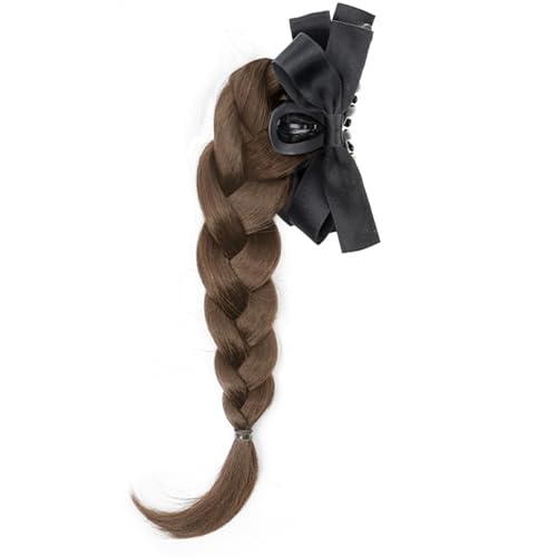 Hohe Pferdeschwanzhaarstück Mit Schmetterlingsbögen Und Klauenclip Designs Für Frauen Girl Everyday Wear Braid Ponytail Extension Clip Auf Geflecht Erweiterung Hohe Pferdeschwanzhaarstück Mit Schmetterlingsbögen Und Klauenclip Designs Für Frauen Girl Everyday Wear Braid Ponytail Extension Clip Auf Geflecht Erweiterung von BUBEFSKD