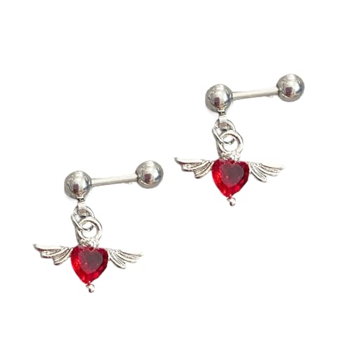 Hypoallergenen Edelstahl Herz Engel Flügel Ohrringe Komfort Fit Ohrstifte Alltag Schmuck Geschenk Für Ihre Edelstahlflügel Herzohrringe Für Empfindliche Haut Hypoallergenen Edelstahl Herz Engel Flügel Ohrringe Komfort Fit Ohrstifte Alltag Schmuck Geschenk Für Ihre Edelstahlflügel Herzohrringe Für Empfindliche Haut von BUBEFSKD