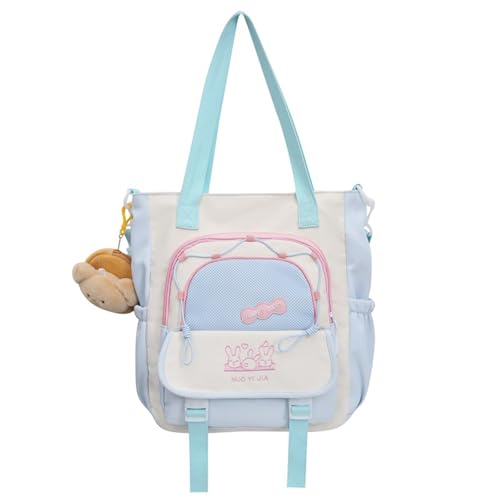 Korea Styles Umhängetasche Für Frauen Teenager Schülerschule Nylon Crossbody Große Kapazitätsboten Frauen Nylon Crossbody Große Kapazität Schultermessener Schule von BUBEFSKD