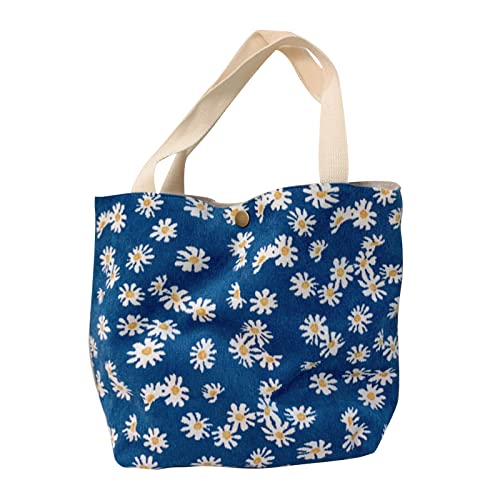 Ladies Tote Bag Flower Print Cordtasche Handtasche Fashion Beach Shopper Organizer Frau Lässige Kleine Beutel Lady Tote Ladies Tote Bag Flower Print Cordtasche Handtasche Fashion Beach Shopper Organizer Frau Lässige Kleine Beutel Lady Tote von BUBEFSKD