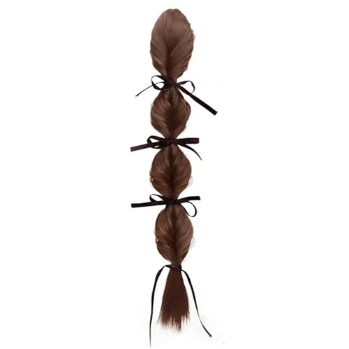 Mädchen Geflochtene Haarverlängerungen Haarstück Synthetische Falsche Pferdeschwanz Für Cosplay Coser Street Photography Claw Student Extensions Mädchen Geflochtene Haarverlängerungen Haarstück Synthetische Falsche Pferdeschwanz Für Cosplay Coser Street Photography Claw Student Extensions von BUBEFSKD