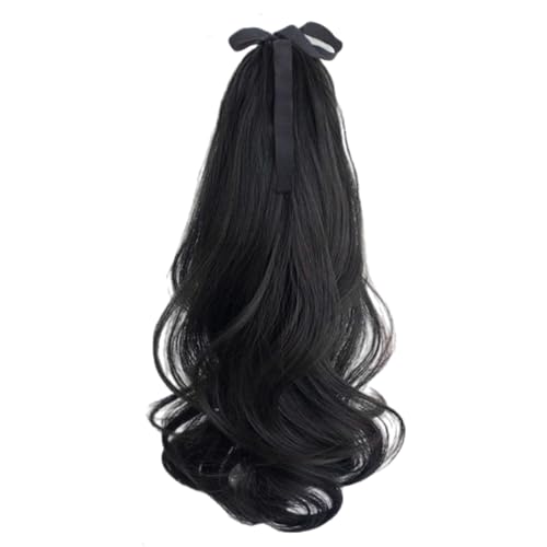 Mädchen Haarteil Ponytail Toupe Cosser Foto Requisiten Haarverlängerungen Für Mädchen Street Photography Ponytail Haarstück Natürliche Lockige Haarverlängerungen von BUBEFSKD
