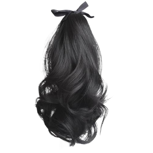 Mädchen Haarteil Ponytail Toupe Cosser Foto Requisiten Haarverlängerungen Für Mädchen Street Photography Ponytail Haarstück Natürliche Lockige Haarverlängerungen von BUBEFSKD