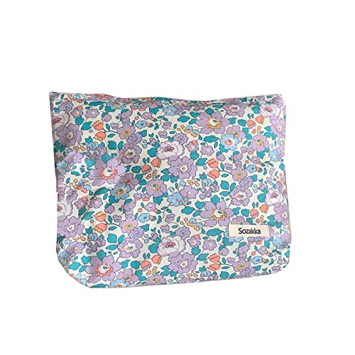 Make Up Taschen Organizer Süße Kosmetiktaschen Blumenabdruck Beutel Reisetuch Für Frauen Für Frauen Mädchen Süße Beutel Mit Reißverschluss Make Up Taschen Organizer Süße Kosmetiktaschen Blumenabdruck Beutel Reisetuch Für Frauen Für Frauen Mädchen Süße Beutel Mit Reißverschluss von BUBEFSKD