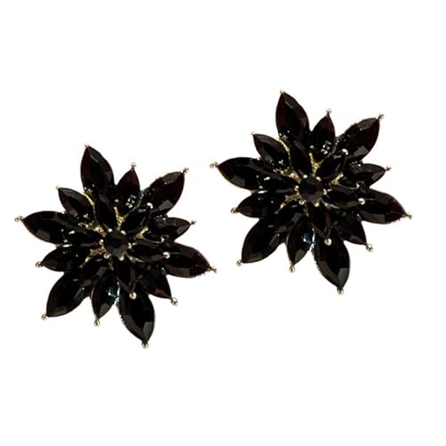 Mehrschichtige Strasssteine ​​Blumenohrringe Zirkon Mit Blumenohrohrohrschern Schmuck Verlobungsabteilung Für Frauen Mode Schmuck Für Frauen von BUBEFSKD