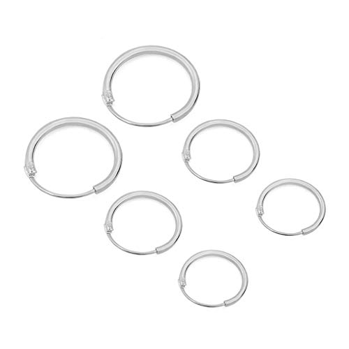 Minimalismus Rundkreis Ohrringe 3 Paare Frauen Hoop Kleine Ohrstolzen Schmuckgeschenk Für Den Valentinstag Für Frauen Silber Minimalismus Rundkreis Ohrringe 3 Paare Frauen Hoop Kleine Ohrstolzen Schmuckgeschenk Für Den Valentinstag Für Frauen Silber von BUBEFSKD