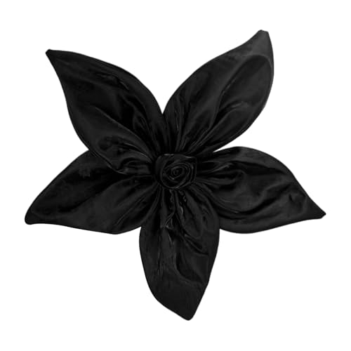 Mode Farbenfrohe Große Blumen Revers Stecknadel Übertrieben Gefaltete Blumenbrosche Für Kleid Und Hemd Frauen Stillen Ornament Fashion Schmuck von BUBEFSKD