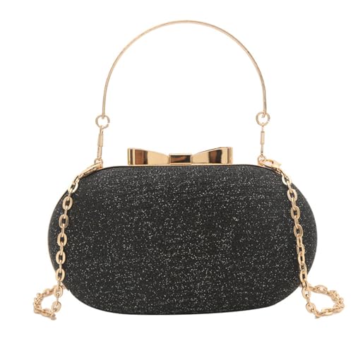 Mode Glitzernde Metallketten Handtasche Abendtasche Mit Top Partys Ideal Für Abendessen Und Feierabend. von BUBEFSKD