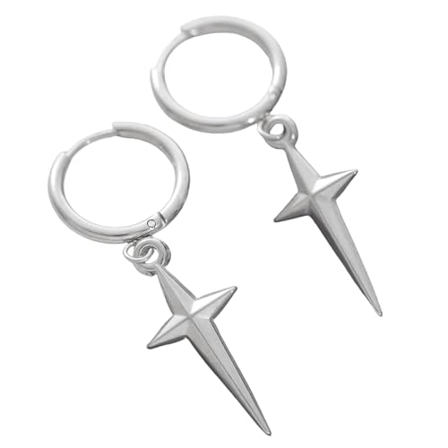 Mode Legierungsstar Reifenohrringe Für Frauen Multifauntal Ohrschmuck Jeden Anlass Jeden Anlass Die Tägliche Legierung von BUBEFSKD