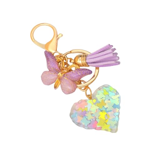 Modeschlüsselinhaber Butterfly Keychain Pailletten Gefülltes Harz Herz Keyrings Süße Tasche Charme Rucksack Handtasche Schöne Schmetterling Schlüsselbeutel Tasche Modeschlüsselinhaber Butterfly Keychain Pailletten Gefülltes Harz Herz Keyrings Süße Tasche Charme Rucksack Handtasche Schöne Schmetterling Schlüsselbeutel Tasche von BUBEFSKD