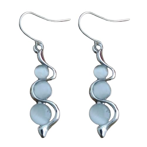 Modische Katzen Augen Edelsteine ​​Ohrringe Bunte Dangle Elegant Künstliche Kristall Frauen Ohrzubehör Kristall Für Frauen von BUBEFSKD