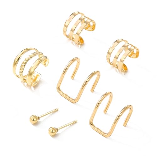 Multi Layer Hohle C Form Ohrclips Für Frauen Bequem Fit Leichte Ohrmanschette Gefälschte Knorpelohrringe Accessoire Clip An Ohrringen Multi Layer Hohle C Form Ohrclips Für Frauen Bequem Fit Leichte Ohrmanschette Gefälschte Knorpelohrringe Accessoire Clip An Ohrringen von BUBEFSKD