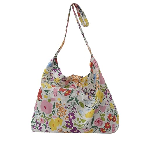 Multipurpose Große Kapazität Blumenmuster Umhängetasche Für Stilvolle Frauen Lässig Und Einkaufen Crossbody Handtasche Frauen Einkaufen von BUBEFSKD