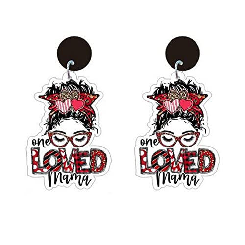 Muttertagserie Drop Ohrring Dangle Ohrringe Acrylmaterial Pendellöder Ohrschmuck Für Frauen Girl Party Geschenk Mutter Dangle Muttertagserie Drop Ohrring Dangle Ohrringe Acrylmaterial Pendellöder Ohrschmuck Für Frauen Girl Party Geschenk Mutter Dangle von BUBEFSKD