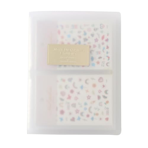 Nagel Aufkleber Aufbewahrungsbuch Aufbewahrungskasse 80 Slot Album Maniküre Zur Organisation Von Nails Decorations Home And Salon Verwenden Nail Art Enthusiast von BUBEFSKD
