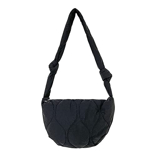 Nylon Crossbody Bag Trendy Semicircle Satchel Casual Chest Taschen Feste Farbhandtasche Retro Schulter Mit Reißverschluss Vollfarbe Vintage Falten Achselhautbeutel Tasche Satchel Einfaches Und Nylon Crossbody Bag Trendy Semicircle Satchel Casual Chest Taschen Feste Farbhandtasche Retro Schulter Mit Reißverschluss Vollfarbe Vintage Falten Achselhautbeutel Tasche Satchel Einfaches Und von BUBEFSKD