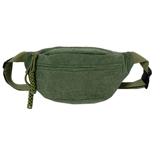 BUBEFSKD Praktische Cord Hip Pack Für Frauen Stilvolle Crossbody Tasche Mit Geräumigem Fach Für Alltägliche Essentielle Ungezwungene Brustpackung von BUBEFSKD