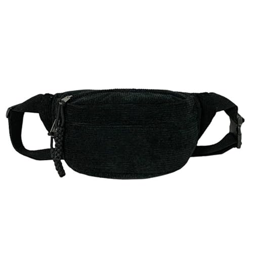 BUBEFSKD Praktische Cord Hip Pack Für Frauen Stilvolle Crossbody Tasche Mit Geräumigem Fach Für Alltägliche Essentielle Ungezwungene Brustpackung von BUBEFSKD