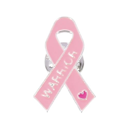 Ribbon Brustkrebsbewusstseinsbrosche Stecknadelgesundheitskampagne Revers Badge Einzigartige Steiwirtschaftskleidung Dekoration Accessoires Mode Bewusstseinsstift Pin von BUBEFSKD