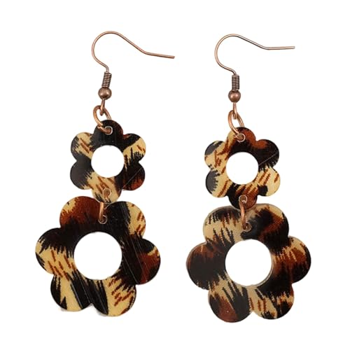 Robte Acrylohrringe Mit Blumen Und Leopardendrucken Elegante Drop Ohr Haken Für Mode Liebhaber Frauenohrringe Robte Acrylohrringe Mit Blumen Und Leopardendrucken Elegante Drop Ohr Haken Für Mode Liebhaber Frauenohrringe von BUBEFSKD