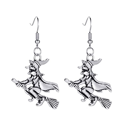 Schädel Bat Langohr Ohrropfen Ohrringe Halloween Kostümzubehör Hip Hop Ohr Piercing Schmuck Für Frauen Fledermaus Geisterspinnen Ohrringe Hangle von BUBEFSKD