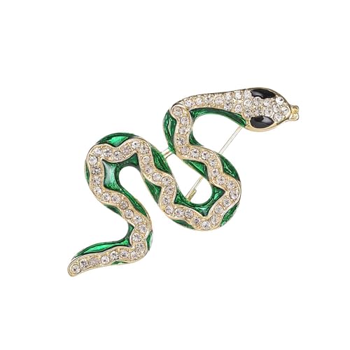 Schlangendesigns Metall Brosche Moderne Schlangenmuster Brosche Lapple Pin Juwely Perfekt Für Party Kleidung Treffen Tierthema Schmuck Schmuck von BUBEFSKD