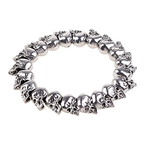 Skelettarmband High Polished Schädel Punk Gothic Biker Schmuck Geschenk Reisen Souvenirs Preis Gedenkschädelarmband Perlen Für Männer Frauen Charme Skelettarmband High Polished Schädel Punk Gothic Biker Schmuck Geschenk Reisen Souvenirs Preis Gedenkschädelarmband Perlen Für Männer Frauen Charme von BUBEFSKD