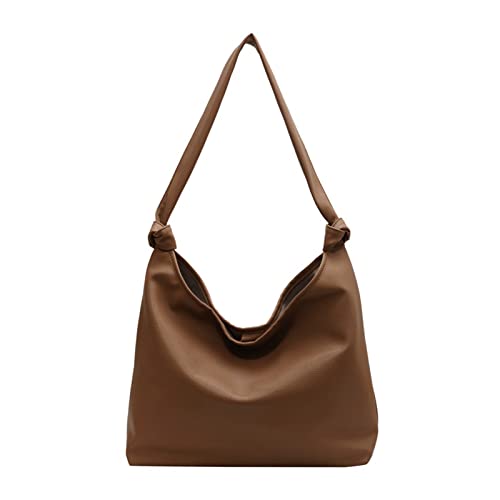 Solid Color Umhängetasche Für Frauen Große Kapazität Handtasche PU Leder Mode Casual Tote Sommerreisen Damen PU Leder Umhängetaschen Große Kapazität Crossbody Bag Feste Farbe von BUBEFSKD