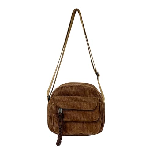 Solid Color Umhängetaschen Einfache Modemessengertasche Für Frauen Mädchen Vintage Freizeittaschen Große Kapazität Crossbody Crossbody von BUBEFSKD
