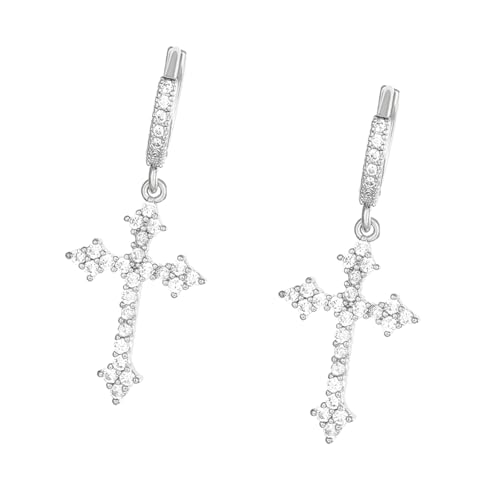 Sprudelnde CZ Crosses Drop Ohrringe Schmuck Trendy Zirkon Verschönerte Ohrhörer Für Mode Stürmerinnen Einzigartige Dangel Mit Diamanten Eingeliefert Sprudelnde CZ Crosses Drop Ohrringe Schmuck Trendy Zirkon Verschönerte Ohrhörer Für Mode Stürmerinnen Einzigartige Dangel Mit Diamanten Eingeliefert von BUBEFSKD