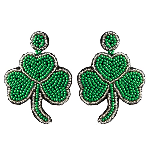 St. Patricks Day Perlen Ohrringe Bolzen Ohrringe Ohrstecker Party Schmuck Accessoires Schmuck Geschenk Für Frauen Mädchen St. Patricks Day Studie von BUBEFSKD
