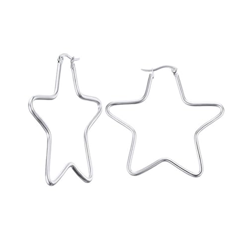 Statement Five Spected Star Ohrrings Eleganter Gold Oder Stahlstar Für Einzigartige Und Gewagte Modeliebhaber Mode Geeignet von BUBEFSKD