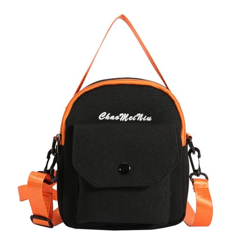 Stilvolle Frauen Nylon Crossbody Tasche Süße Cartoon Telefon Schulter Für Damen Nylon Crossbody von BUBEFSKD