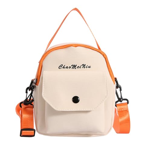 Stilvolle Frauen Nylon Crossbody Tasche Süße Cartoon Telefon Schulter Für Damen Nylon Crossbody von BUBEFSKD