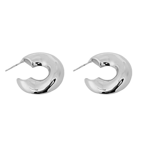 Stilvolle Kreise Ohrringe Geometrisch Unregelmäßig Dicke Metallrunde Bequeme Verschleiß Ohr Accessoires Für Frauen Mädchen Besonderer Anlass Stilvolle Kreise Ohrringe Geometrisch Unregelmäßig Dicke Metallrunde Bequeme Verschleiß Ohr Accessoires Für Frauen Mädchen Besonderer Anlass von BUBEFSKD