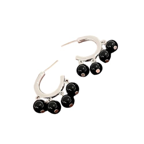 Stilvolle Perlen Fallen Ohrringe Aus Die C Form Ausgefeilter Anhänger Künstlicher Kristall Textur Für Tägliche Kleidung Party Hochzeit von BUBEFSKD